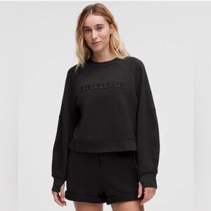 lululemon oversized scuba Black pullover